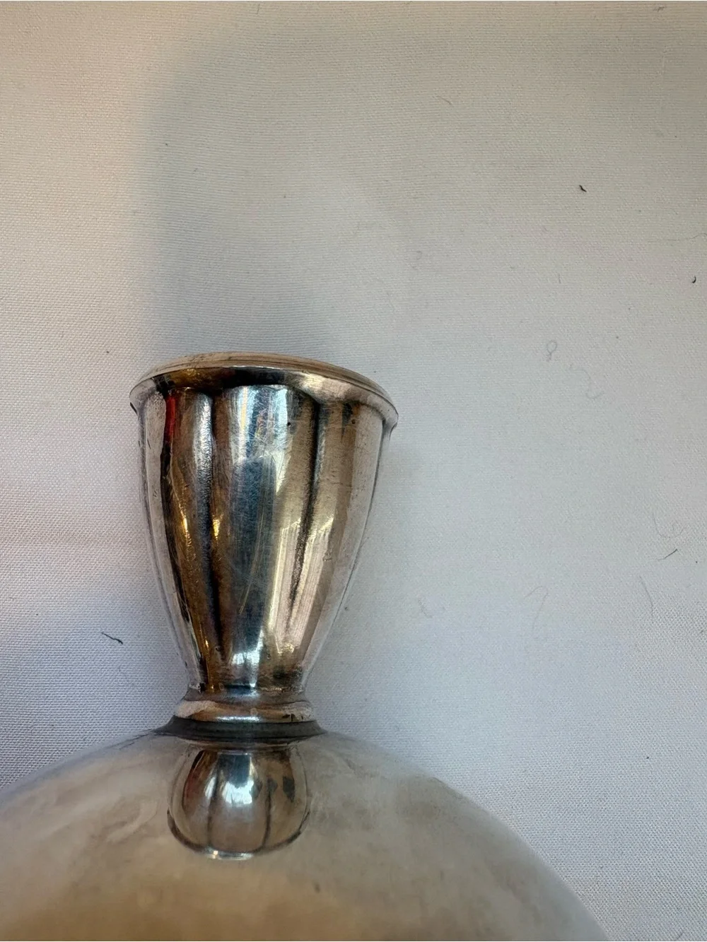 Oneida silver plated candle holder